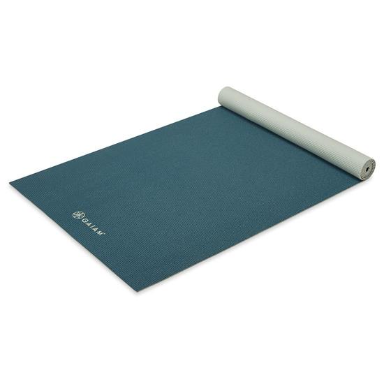 Gaiam Deep Jade/Icicle 2-color Classic Yoga Mat 4 mm