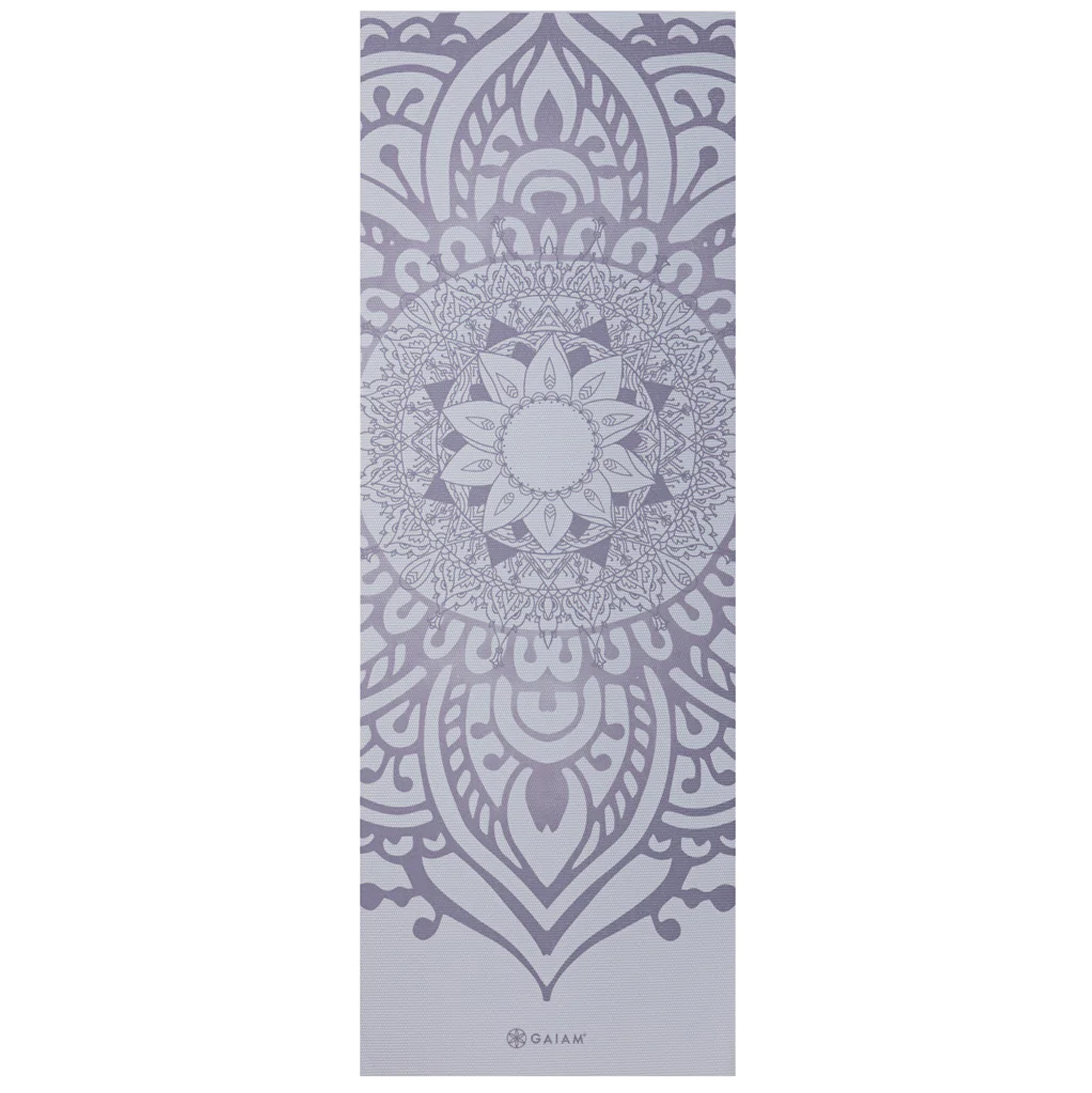 Gaiam Wild Lilac Sundial Yoga Mat Classic Printed 5 mm