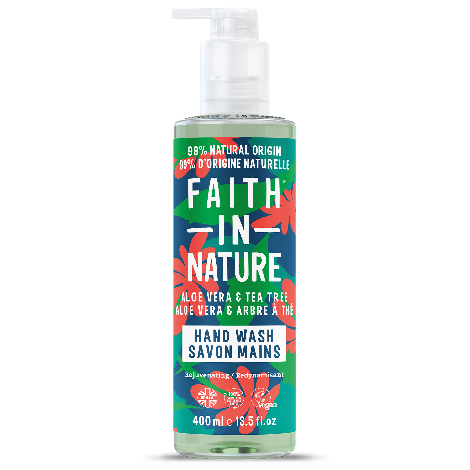 Faith in Nature Hand Wash Aleo Vera & Tea Tree 400 ml