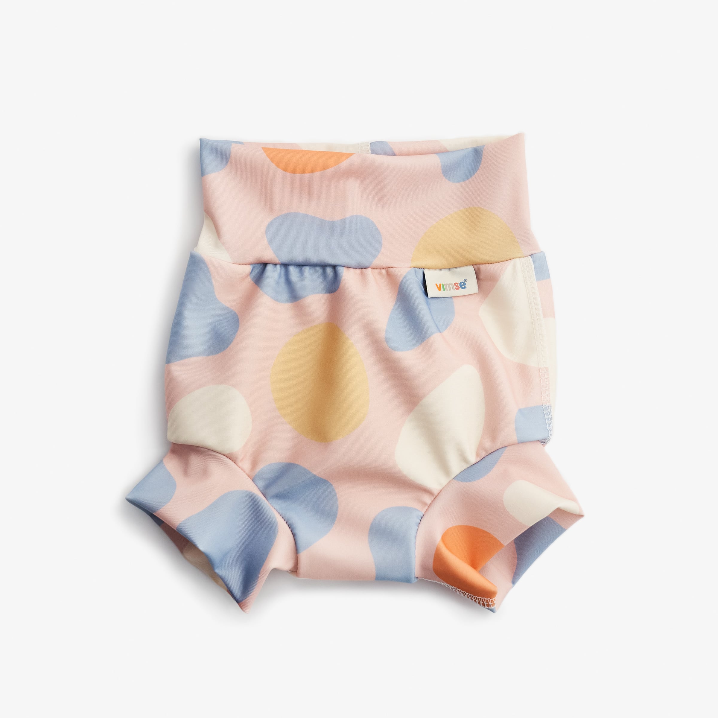 Vimse Badblöja High Waist Pink Shapes S 6-8 kg