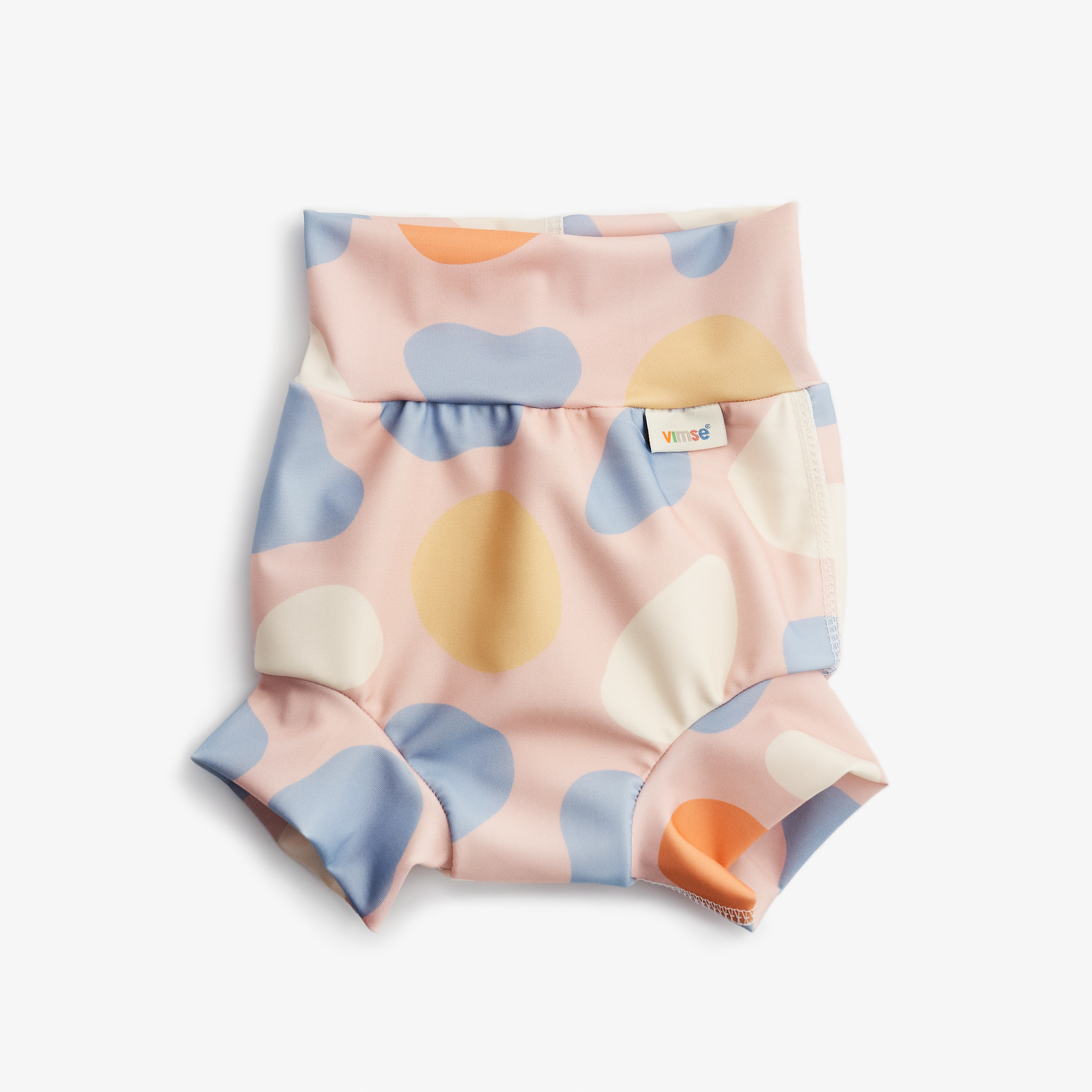 Vimse Badblöja High Waist Pink Shapes M 7-10 kg