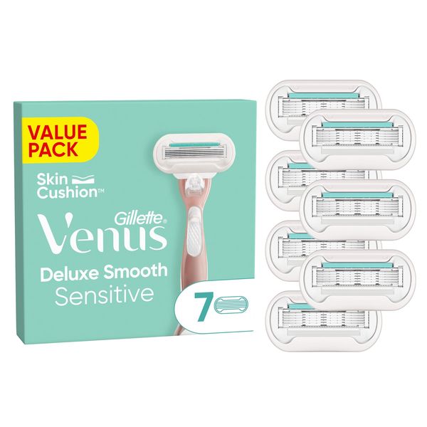 Gillette Venus Deluxe Smooth Sensitive Rakblad 7 st