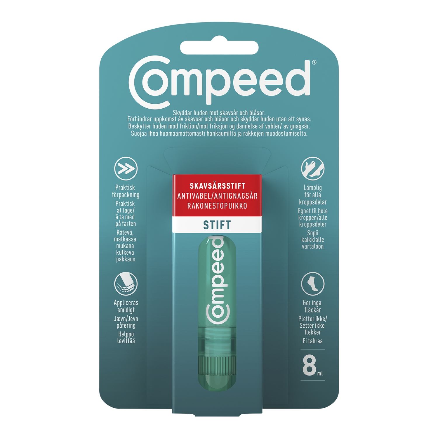 Alternativ bild 1 för Compeed Skavsårsstift 8 ml