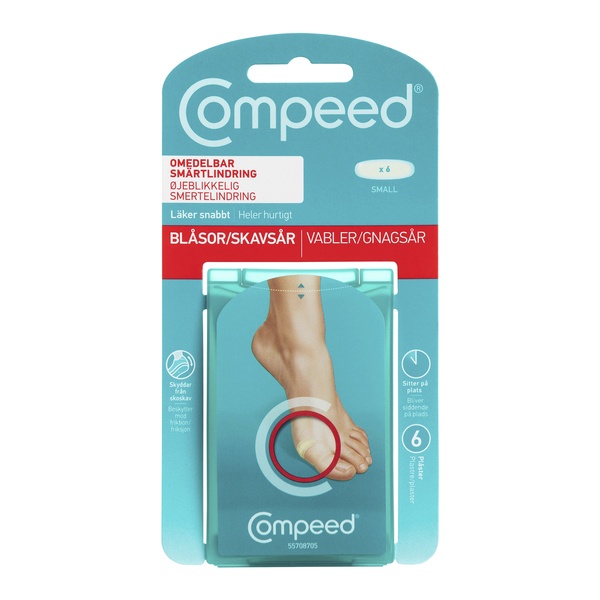Compeed Skavsårsplåster Small 6 st