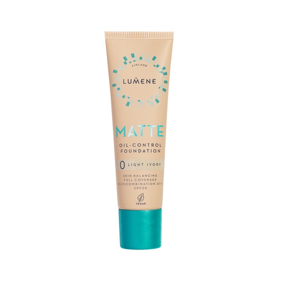 Lumene Matte Oil-Control Foundation SPF20 0 Light Ivory 30 ml