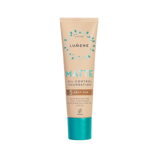 Lumene Matte Oil-Control Foundation SPF20 5 Deep Tan 30 ml