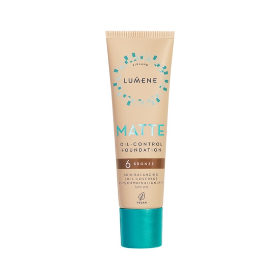 Lumene Matte Oil-Control Foundation SPF20 6 Bronze 30 ml