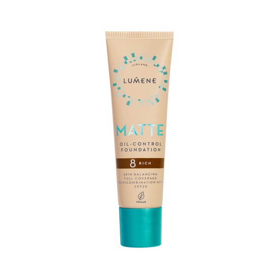 Lumene Matte Oil-Control Foundation SPF20 8 Rich 30 ml