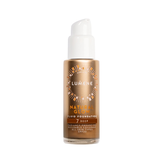 Lumene Natural Glow Fluid Foundation SPF20 7 Deep 30 ml