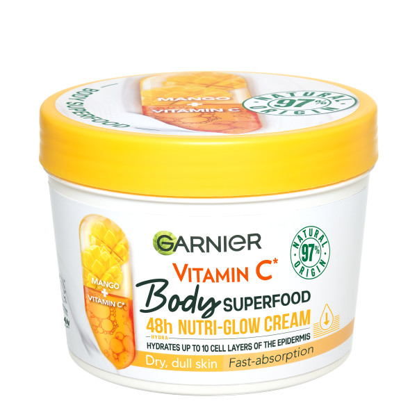 Garnier Body Superfood Vitamin C and Mango Body Cream 380 ml