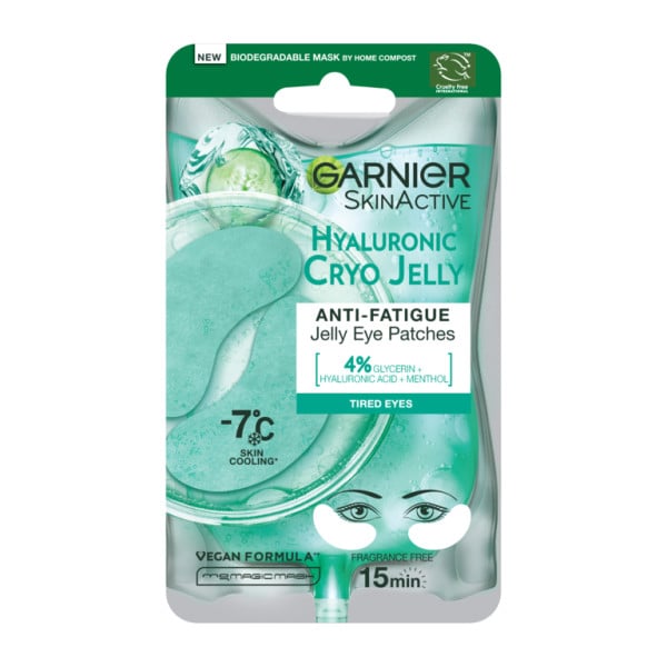 Garnier SkinActive Hyaluronic Cryo Jelly Sheet Mask for Eyes 5 g