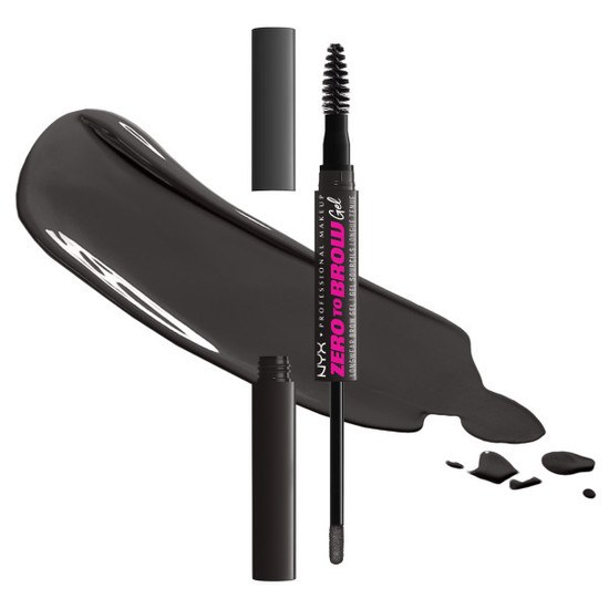 NYX Professional Makeup Zero To Brow Longwear Brow Gel 08 Black