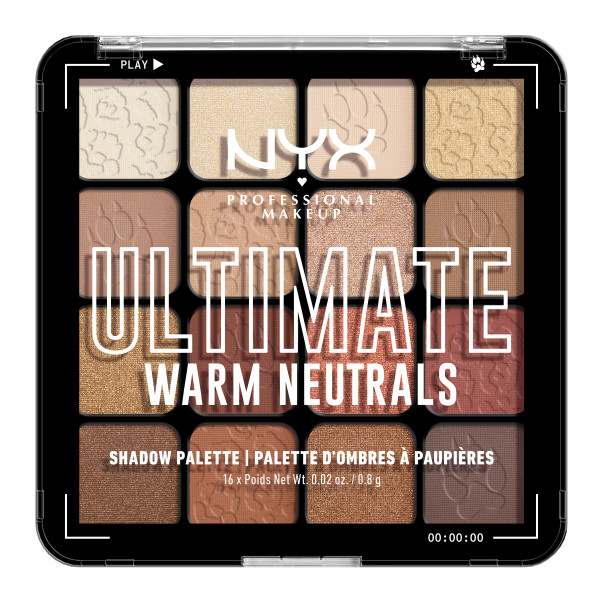 NYX Professional Makeup Ultimate Color Palette 16-Pan Warm Neutrals 05W