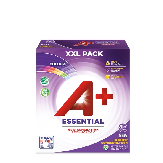 A+ Essential Colour Pulver Tvättmedel 3900 g