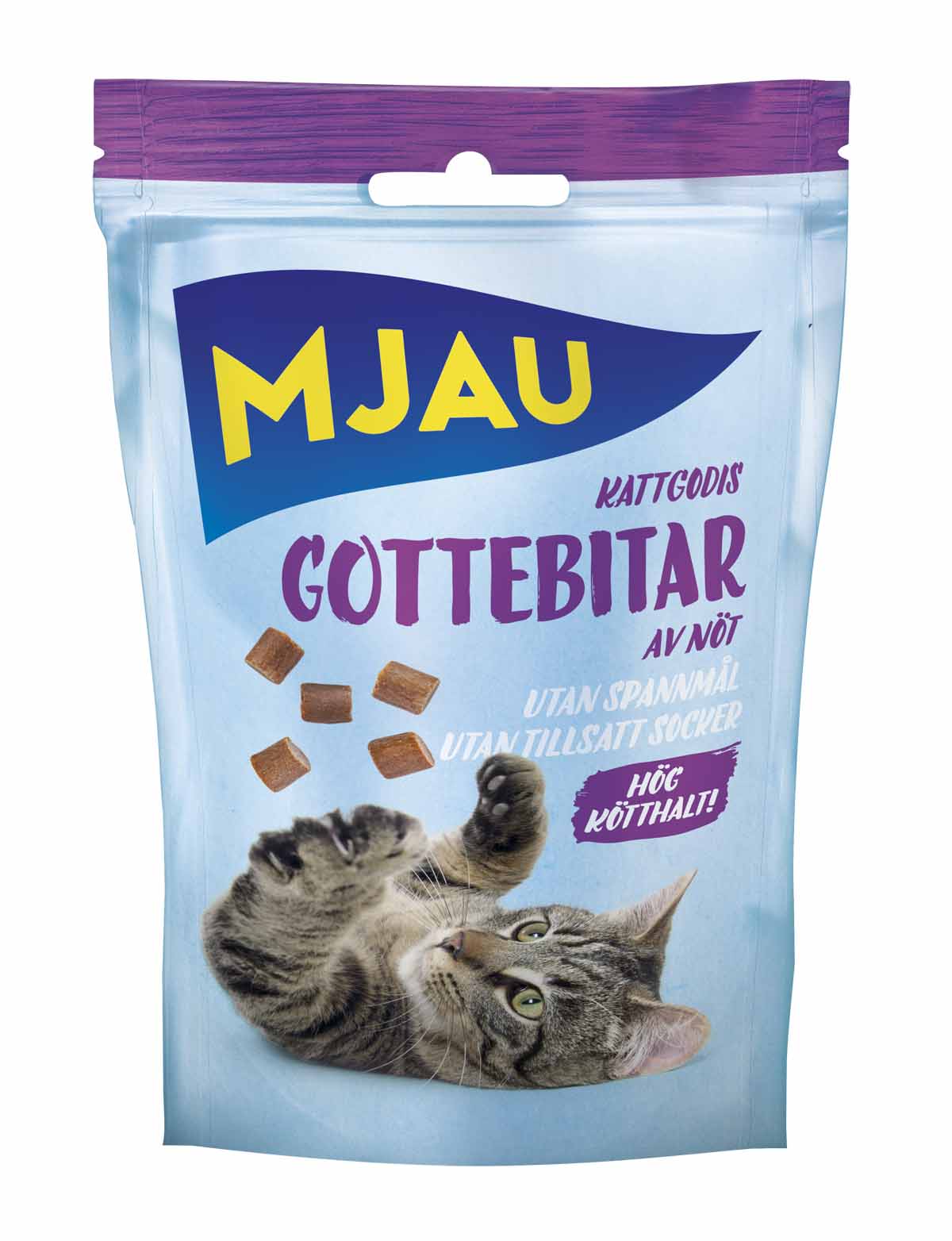 Mjau Treat Gottebitar Mix 30 g