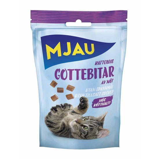 Mjau Treat Gottebitar Mix 30 g