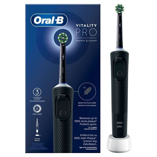 Oral-B Vitality Pro Svart Eltandborste Designed by Braun