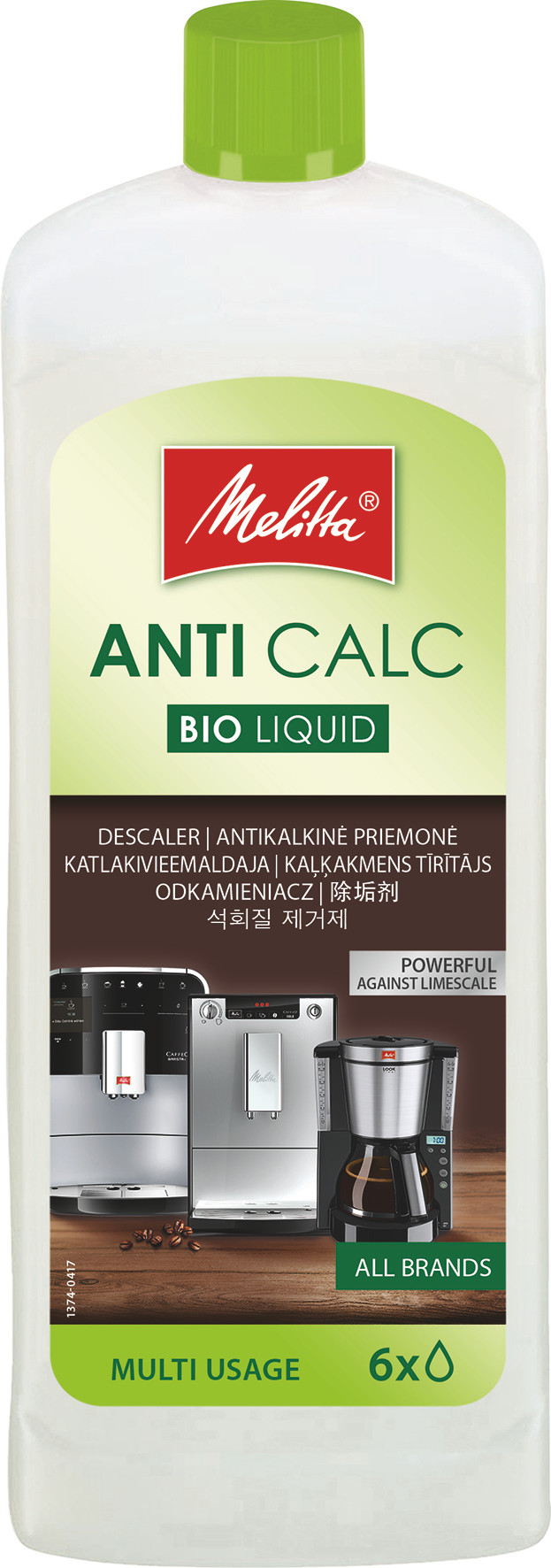 Melitta Bio Avkalkningsmedel Universal Flytande 250 ml