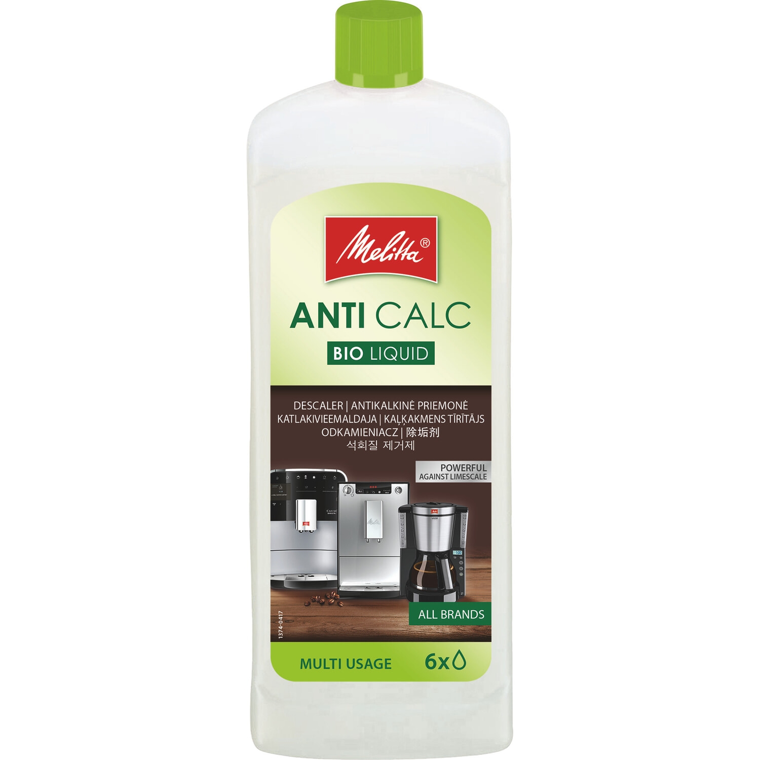 Alternativ bild 1 för Melitta Bio Avkalkning 250 ml Bio Liquid