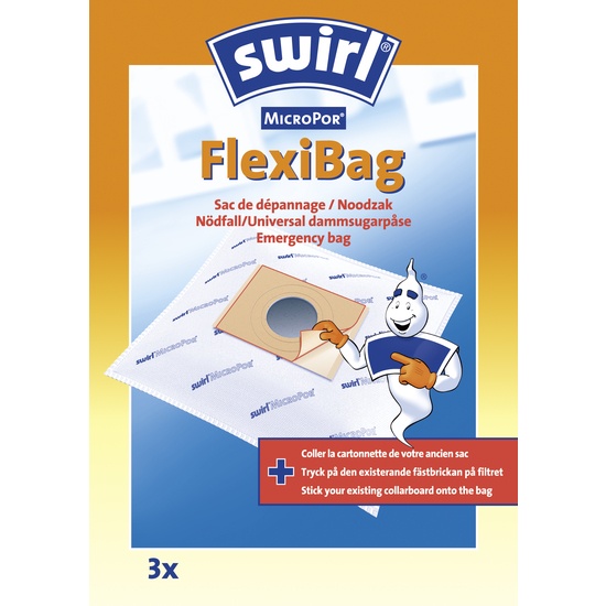 Swirl Dammsugarpåsar SOS Flexibag