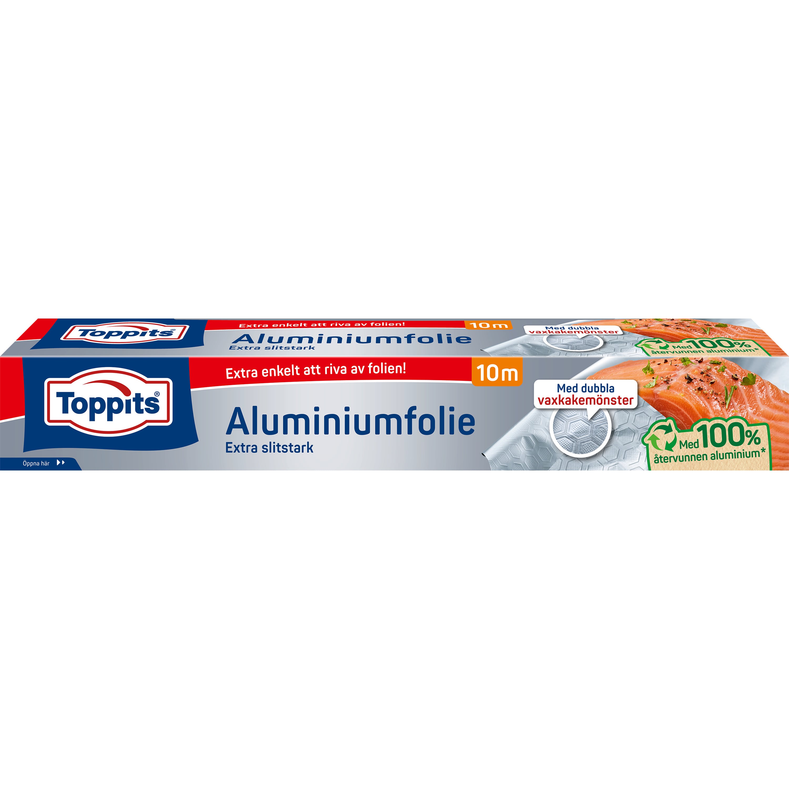 Toppits Aluminiumfolie 29,5cm X 10m Swoosh