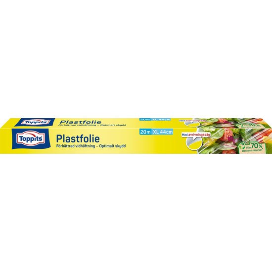 Toppits Plastfolie Återvunna resurser 44cm X 20m