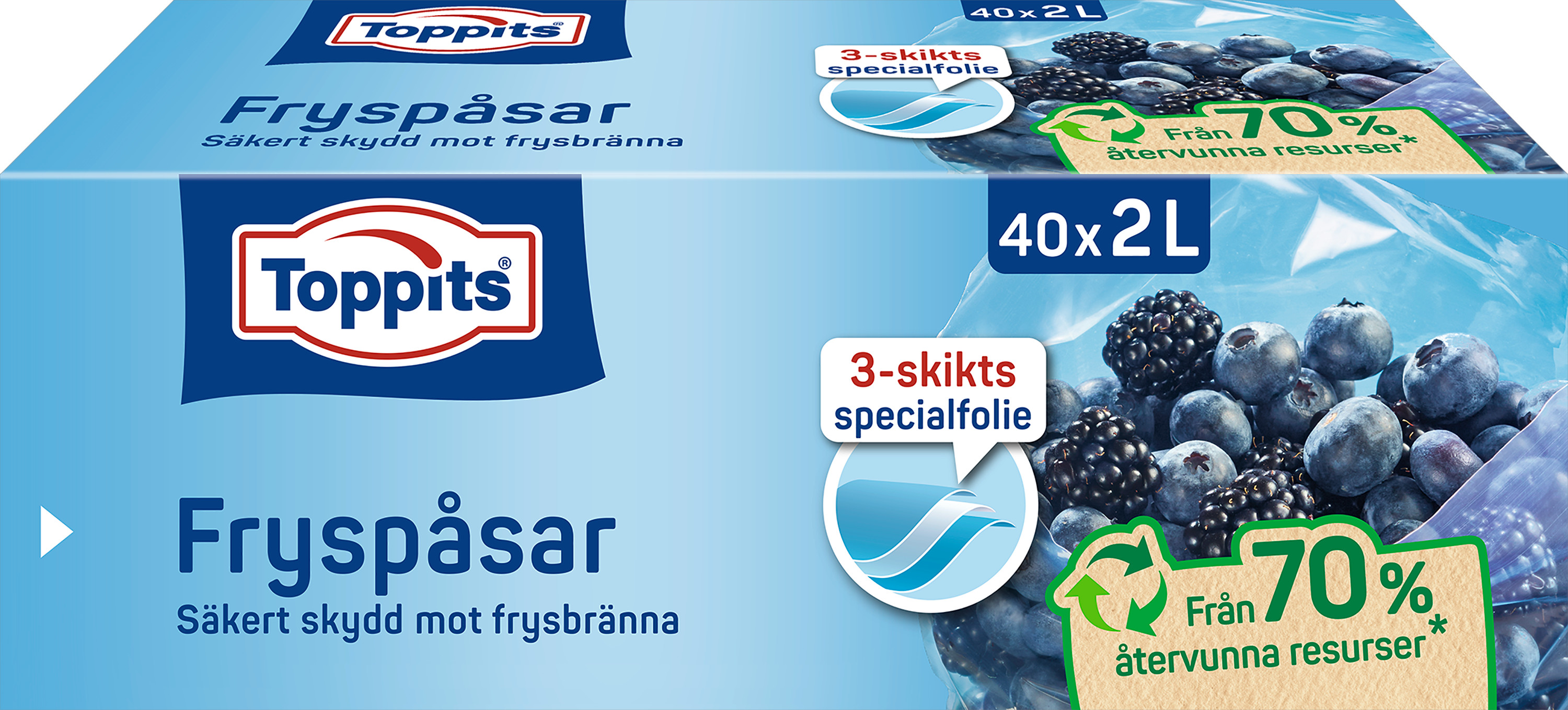 Toppits Fryspåsar 2 liter
