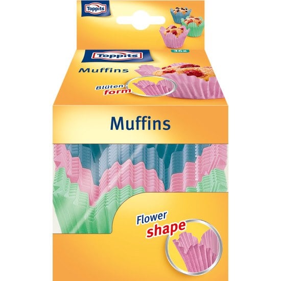 Toppits Muffinsformar Flower Shape 36-pack