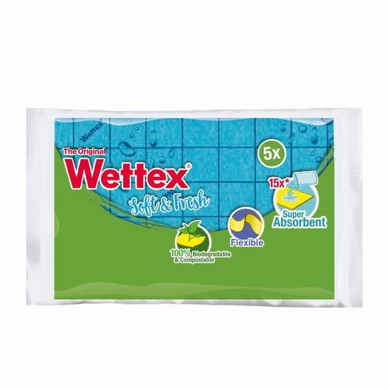 Wettex Soft & Fresh Lime/Blå 5-pack