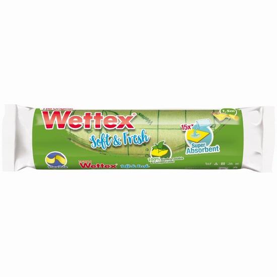 Wettex Soft & Fresh Role Lime/Blå 1,5 m