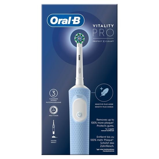 Oral-B Vitality Pro Blå Eltandborste Designed by Braun