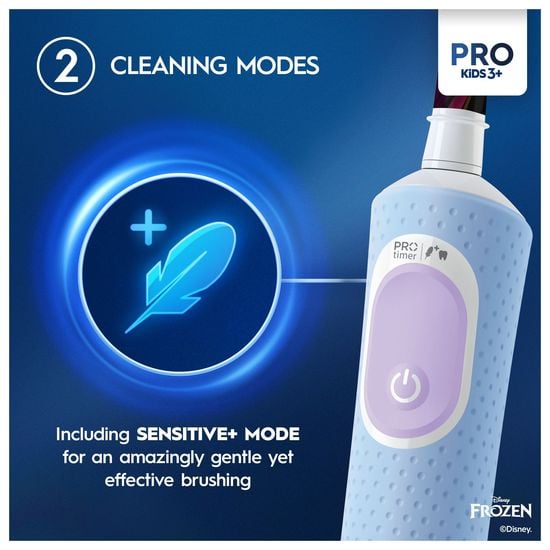 Oral-B Pro Kids Frozen Eltandborste för Barn Designed By Braun
