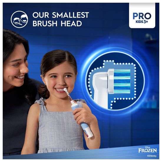 Oral-B Pro Kids Frozen Eltandborste för Barn Designed By Braun