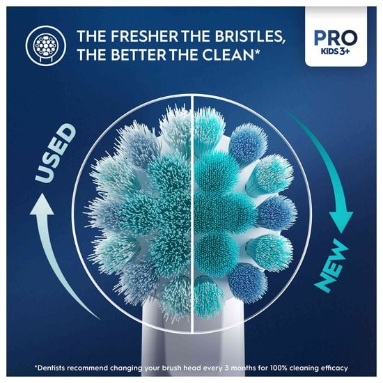 Oral-B Pro Kids Frozen Eltandborste för Barn Designed By Braun