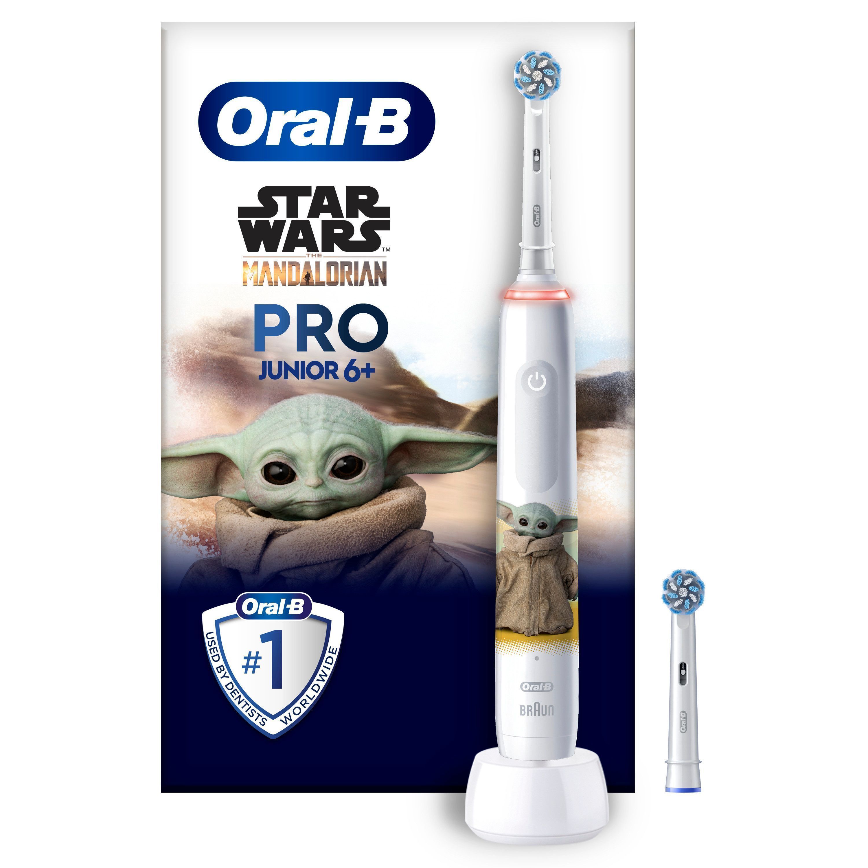 Oral-B Pro Junior Eltandborste Star Wars 2 Tandborsthuvuden från 6 år