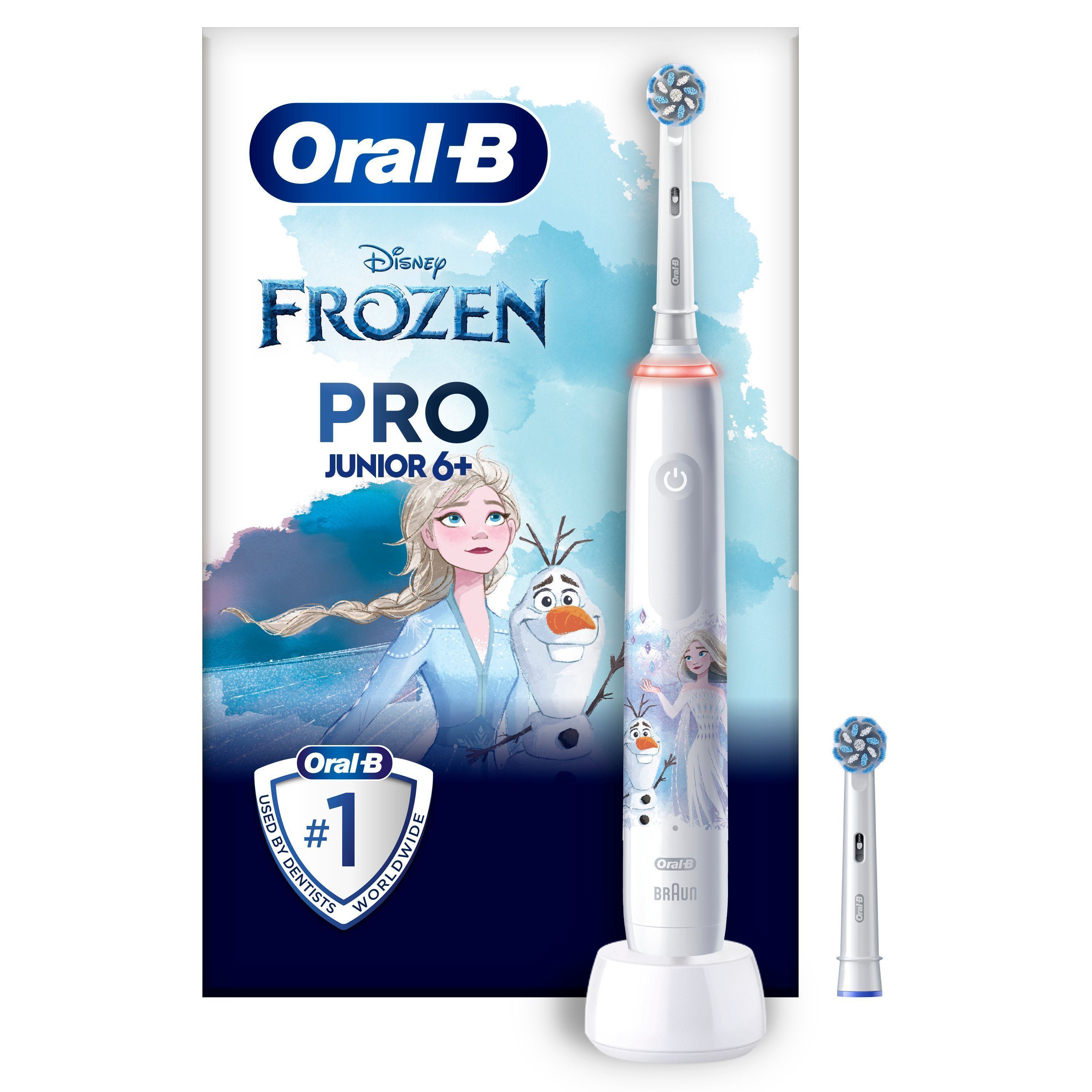 Oral-B Pro Junior Eltandborste Frozen Tandborsthuvuden från 6 år