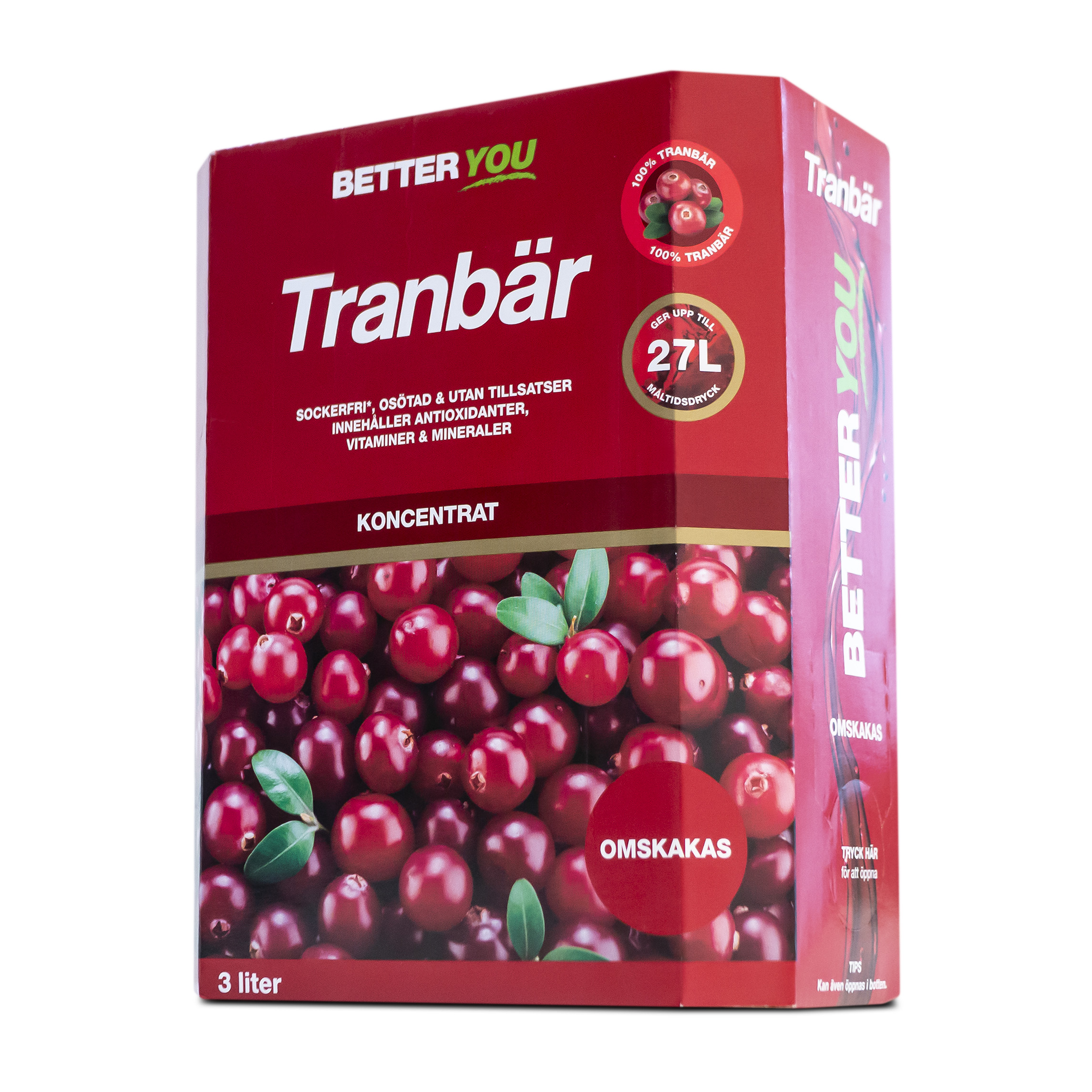 Better You Tranbärskoncentrat BIB 3 liter