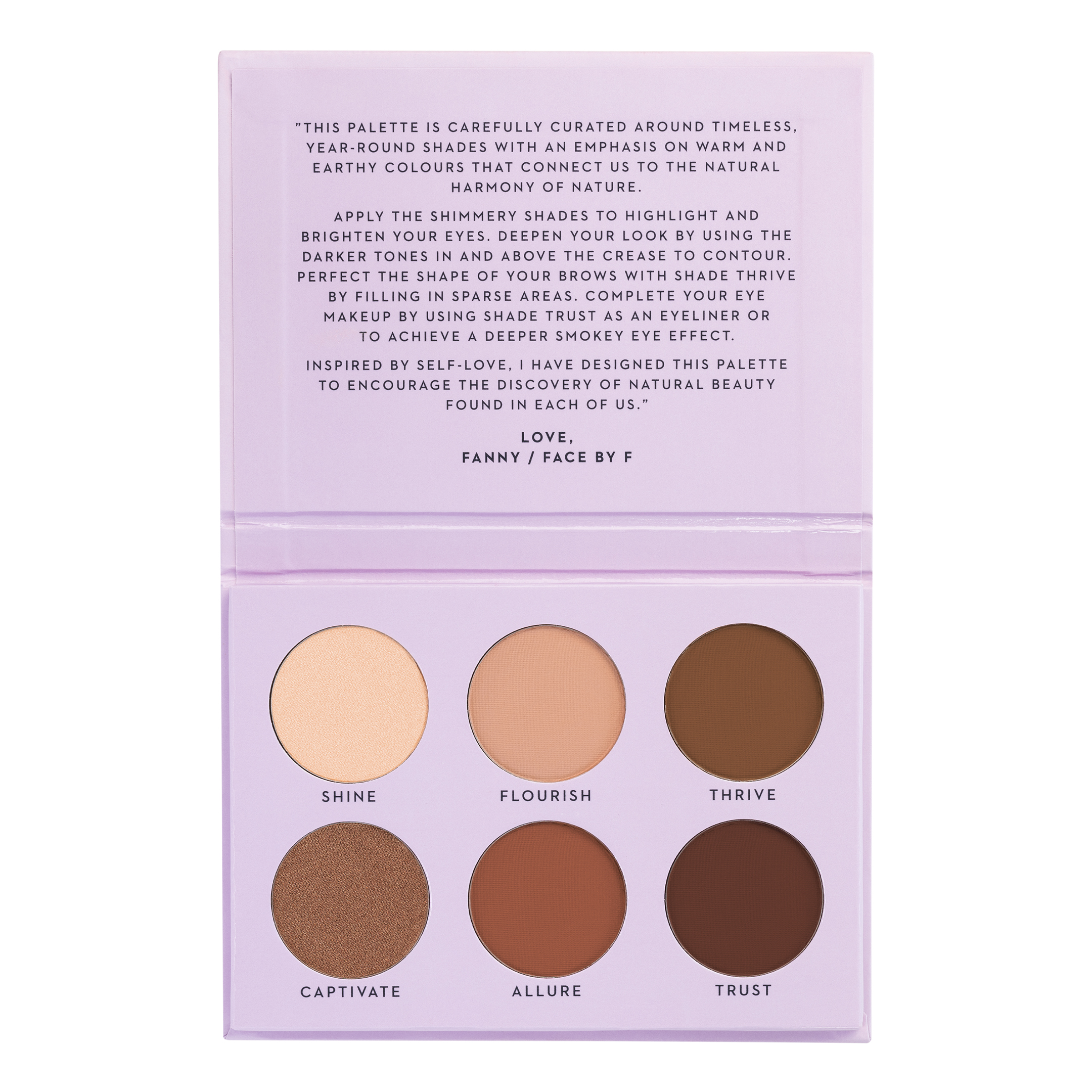 Lumene x Face by F Eyeshadow Palette 9,6 g