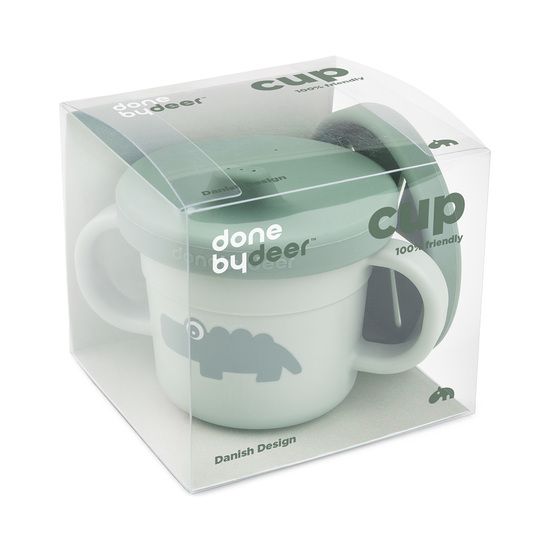 Done by Deer Foodie Pipmugg/Snackmugg Croco Green