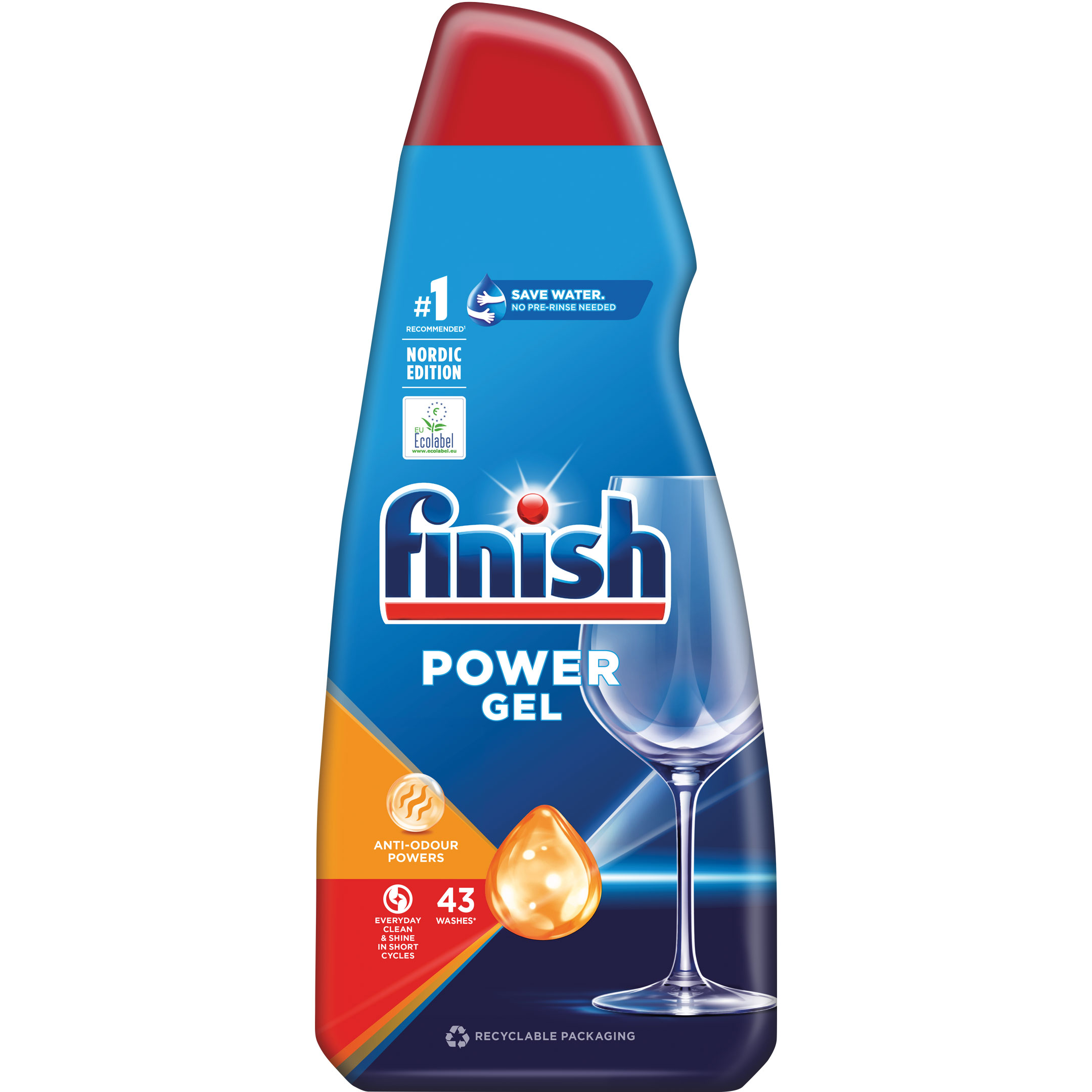 Finish Odour-Control Gel Maskindiskmedel 650 ml