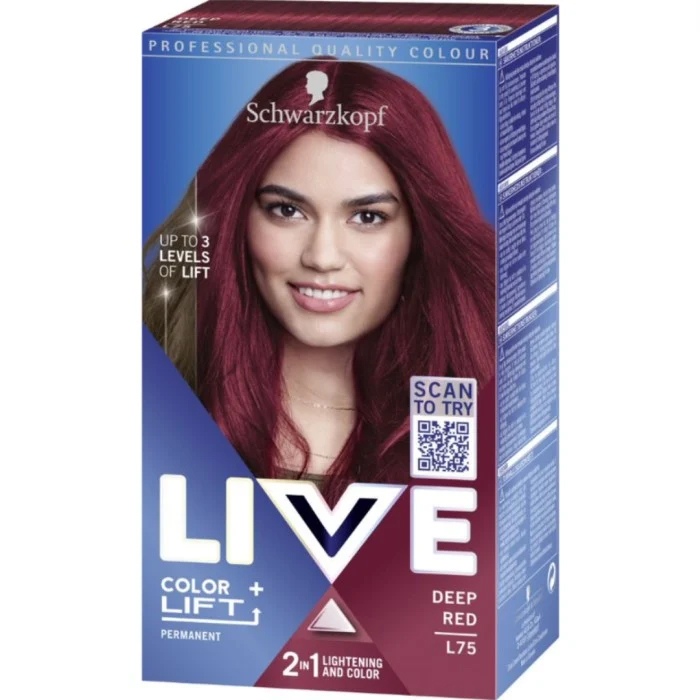 Schwarzkopf LIVE L75 Deep Red