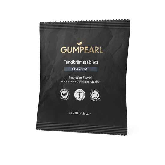 Gumpearl Charcoal Tandkrämstablett Refill 248 st