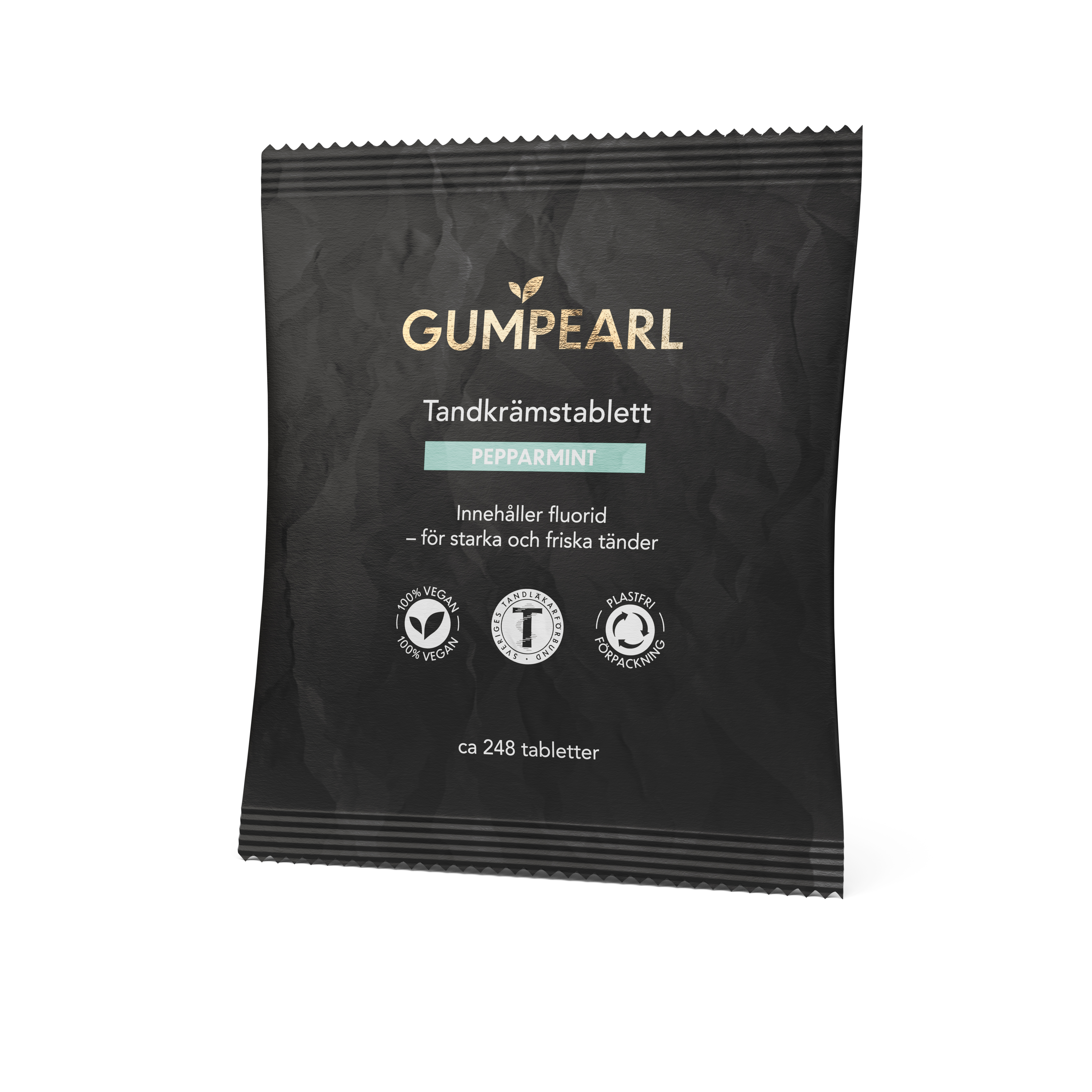 Gumpearl Pepparmint Tandkrämstablett Refill 248 st