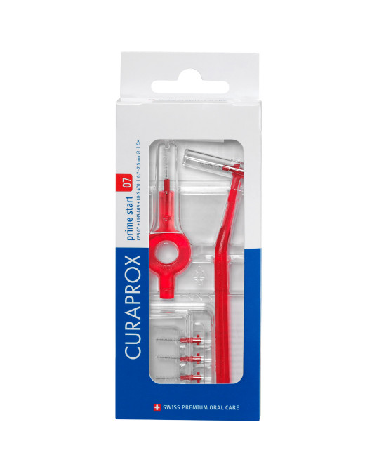 Curaprox Mellanrumsborstar CPS 07 Prime Start Röd