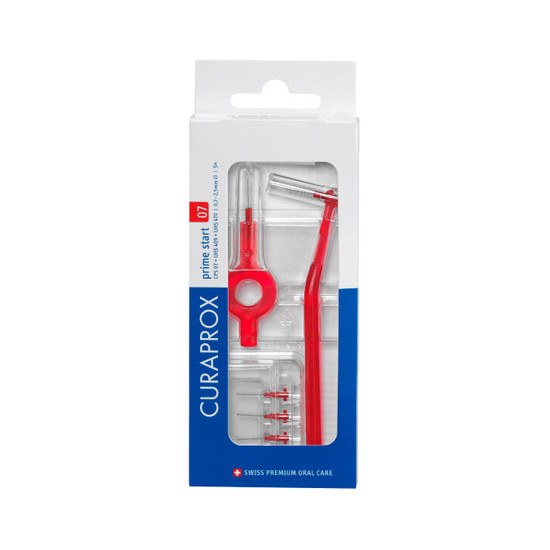 Curaprox Mellanrumsborstar CPS 07 Prime Start Röd