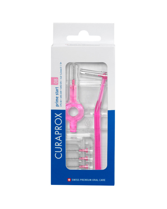 Curaprox Mellanrumsborstar CPS 08 Prime Start Rosa