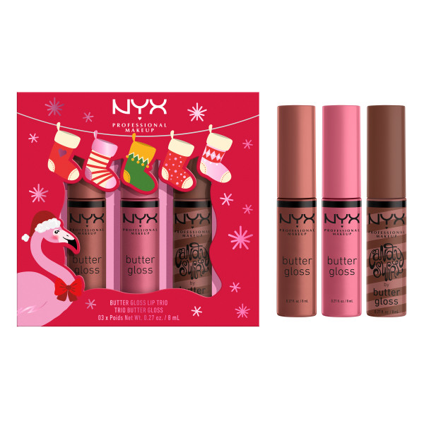 NYX Professional Makeup Butter Gloss Swirl Trio Gift Box
