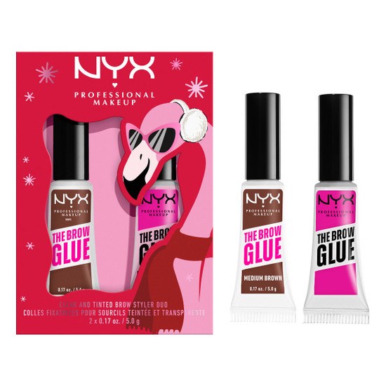 NYX Professional Makeup The Brow Glue Duo Gift Box