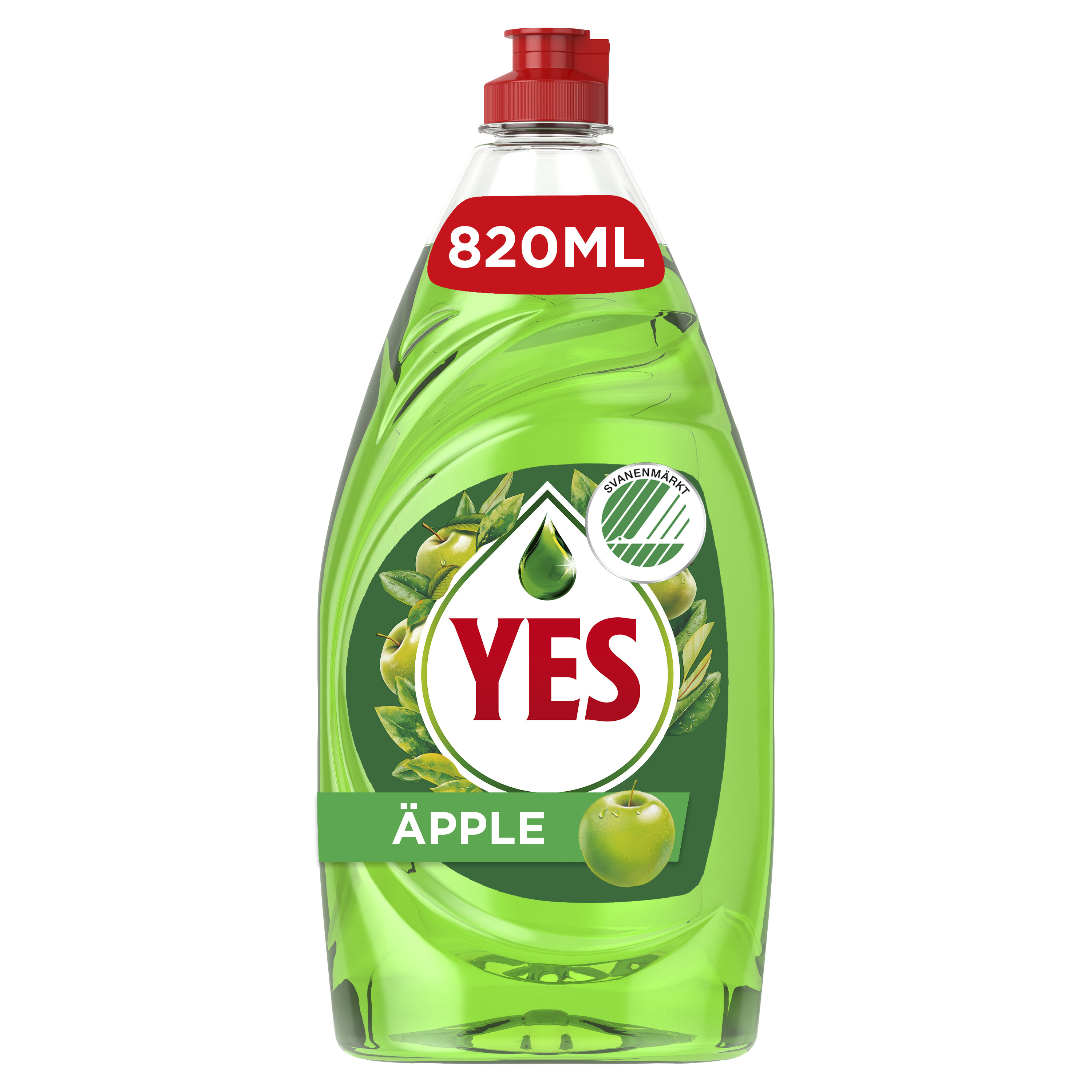 YES Diskmedel med Frisk Doft av Äpple 820 ml