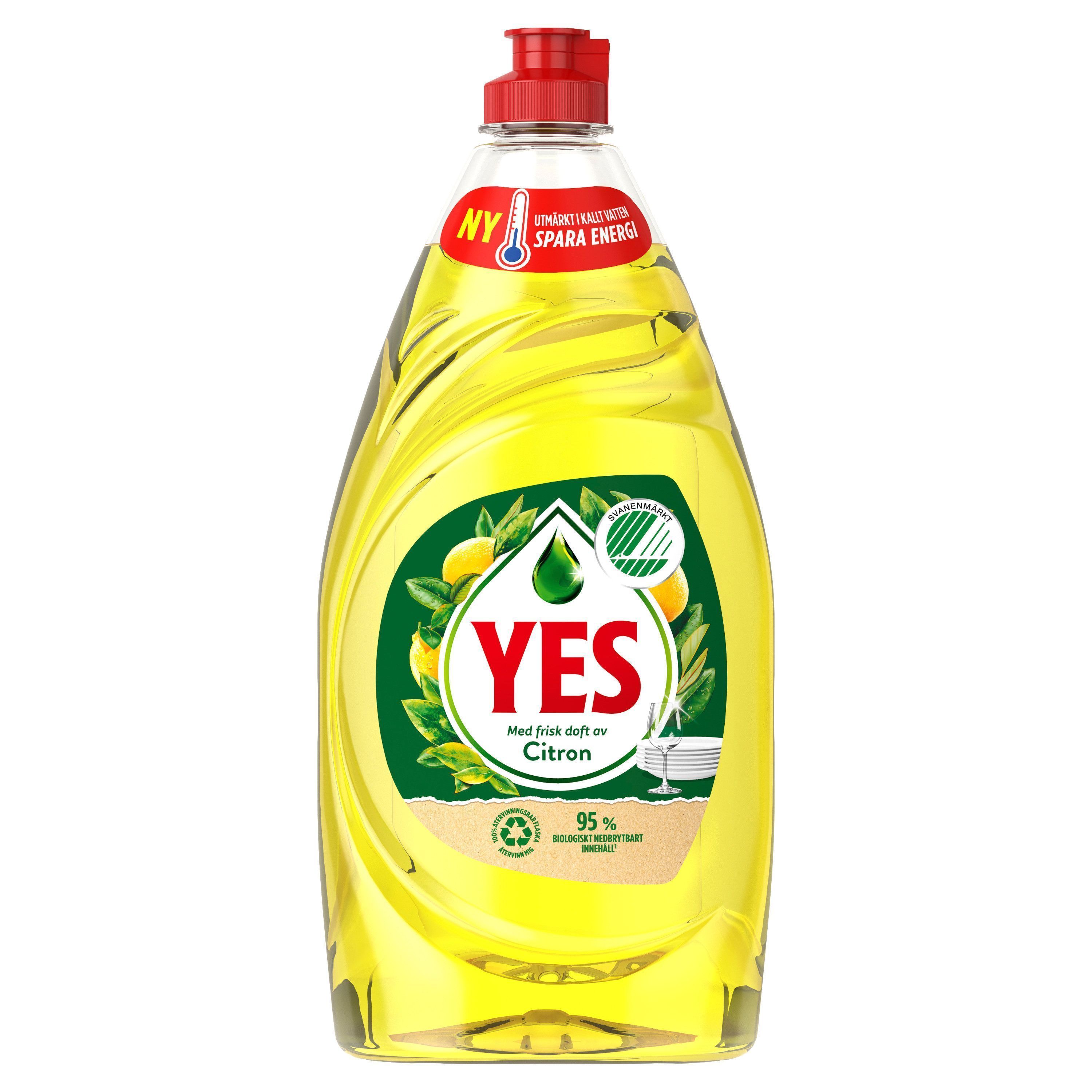 YES Diskmedel med Frisk Doft av Citron 820 ml